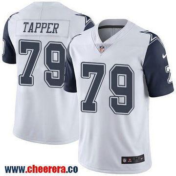 Charles Tapper Dallas Cowboys white Color Rush jersey