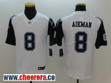 Troy Aikman Dallas Cowboys white Color Rush jersey