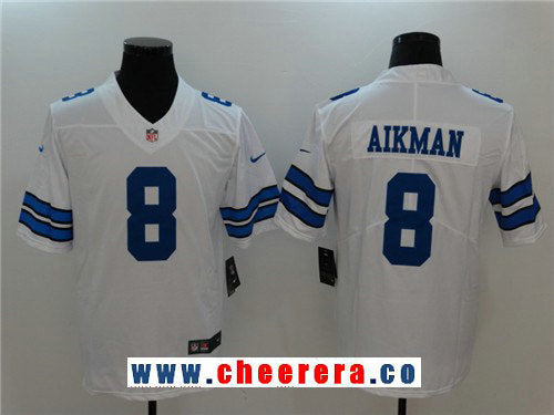 Troy Aikman Dallas Cowboys white Vapor jersey