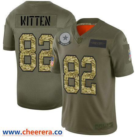Jason Witten Dallas Cowboys olive Salute To Service jersey