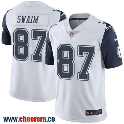 Geoff Swaim Dallas Cowboys white Color Rush jersey