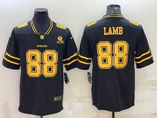 CeeDee Lamb Dallas Cowboys black Limited jersey