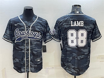 CeeDee Lamb Dallas Cowboys gray Camo jersey