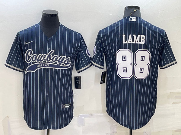 CeeDee Lamb Dallas Cowboys navy jersey