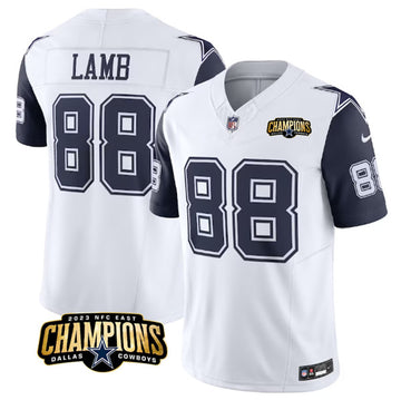 CeeDee Lamb Dallas Cowboys white jersey