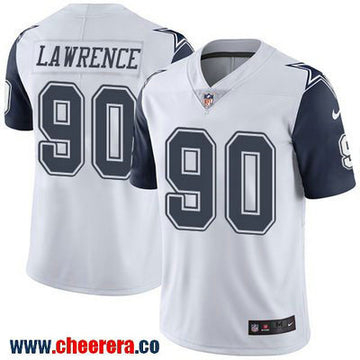 Demarcus Lawrence Dallas Cowboys white Color Rush jersey