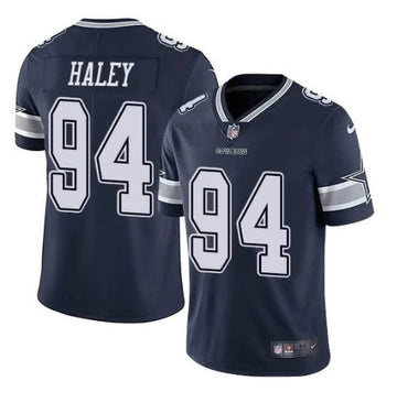 Charles Haley Dallas Cowboys navy Vapor jersey