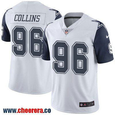Maliek Collins Dallas Cowboys white Color Rush jersey
