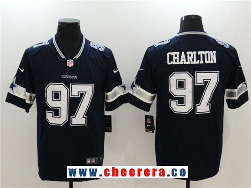 Taco Charlton Dallas Cowboys navy Vapor jersey
