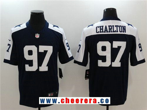 Taco Charlton Dallas Cowboys navy Vapor jersey