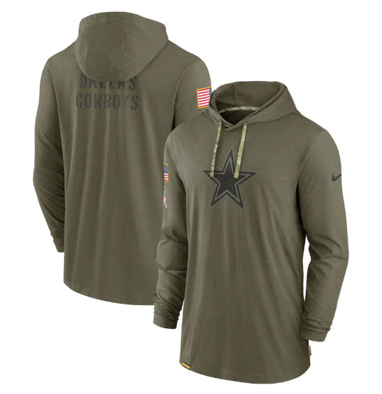 Dallas Cowboys olive Salute To Service jersey