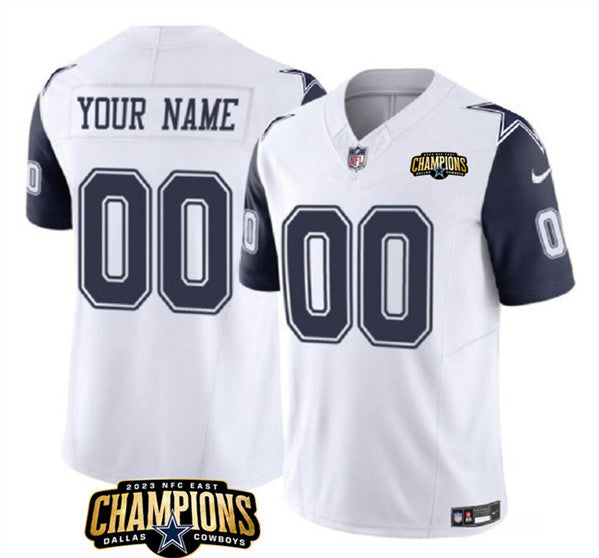 Custom Dallas Cowboys white jersey