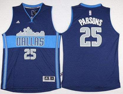 Chandler Parsons Revolution Dallas Mavericks navy jersey