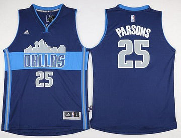 Chandler Parsons Revolution Dallas Mavericks navy jersey