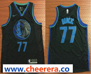 Luka Doncic New Dallas Mavericks black jersey