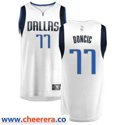 Luka Doncic Dallas Mavericks white jersey