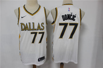 Luka Doncic Dallas Mavericks white jersey
