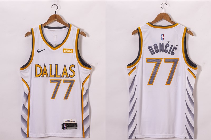 Luka Doncic Dallas Mavericks white jersey