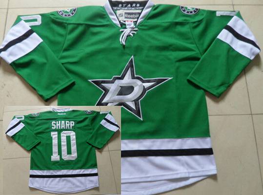 Patrick Sharp Dallas Stars green jersey