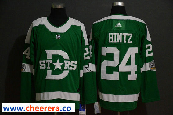 Roope Hintz Dallas Stars green Winter Classic jersey