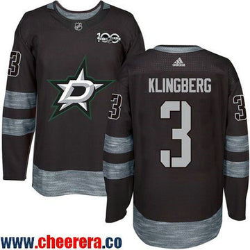 John Klingberg Dallas Stars black jersey