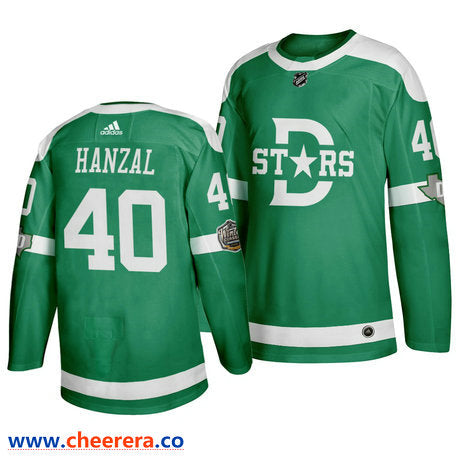 Martin Hanzal Dallas Stars green Winter Classic jersey