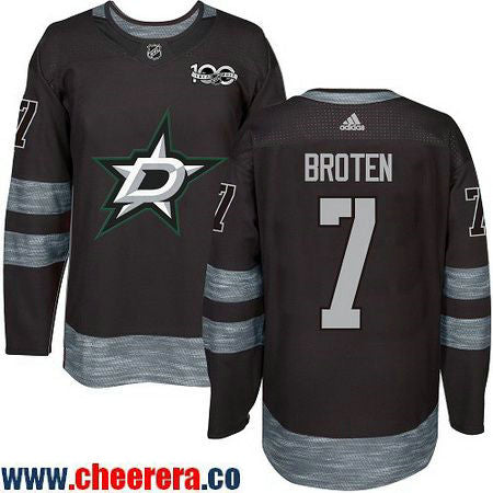Neal Broten Dallas Stars black jersey