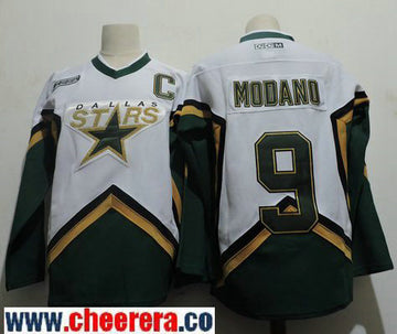 Mike Modano Dallas Stars white Throwback jersey