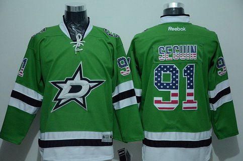 Tyler Seguin Dallas Stars green jersey