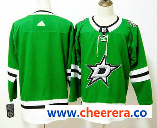 Custom Dallas Stars green jersey