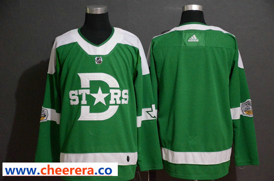 Custom Dallas Stars green Winter Classic jersey