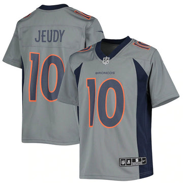 Jerry Jeudy Denver Broncos gray Game jersey