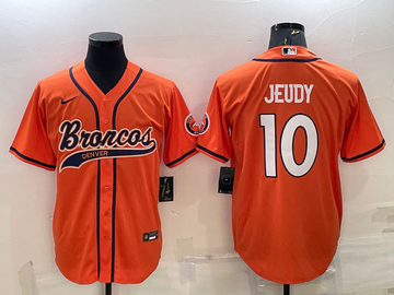 Jerry Jeudy Denver Broncos orange jersey