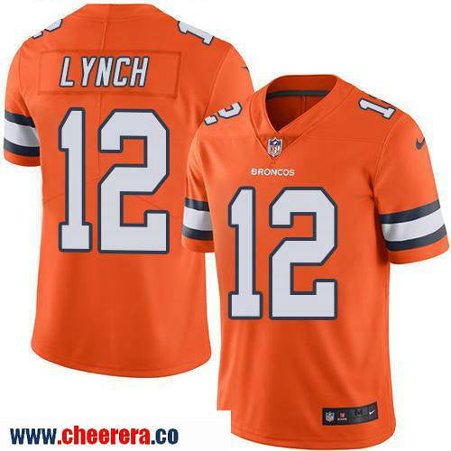 Paxton Lynch Denver Broncos orange Color Rush jersey