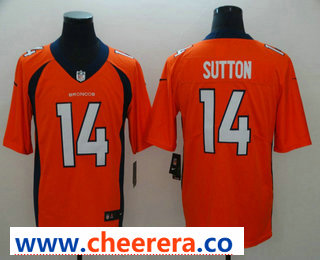 Courtland Sutton Denver Broncos orange Vapor jersey
