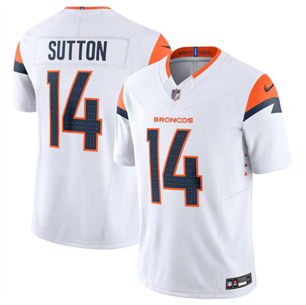 Courtland Sutton Denver Broncos white Vapor jersey