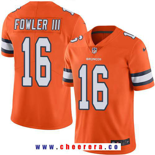 Bennie Fowler III Denver Broncos orange Color Rush jersey