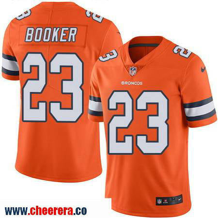 Devontae Booker Denver Broncos orange Color Rush jersey