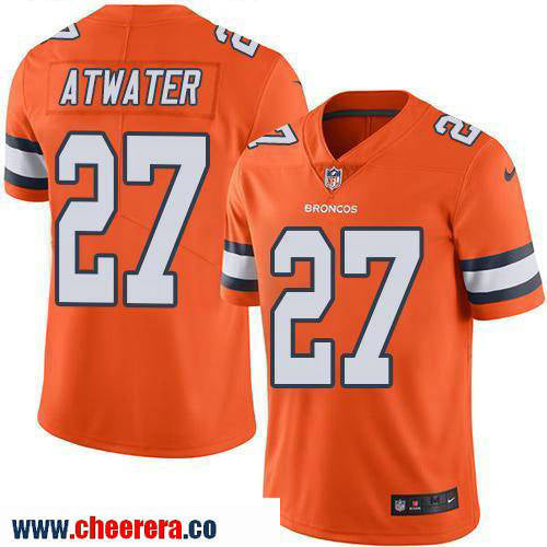 Steve Atwater Denver Broncos orange Color Rush jersey
