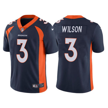 Russell Wilson Denver Broncos navy Vapor jersey