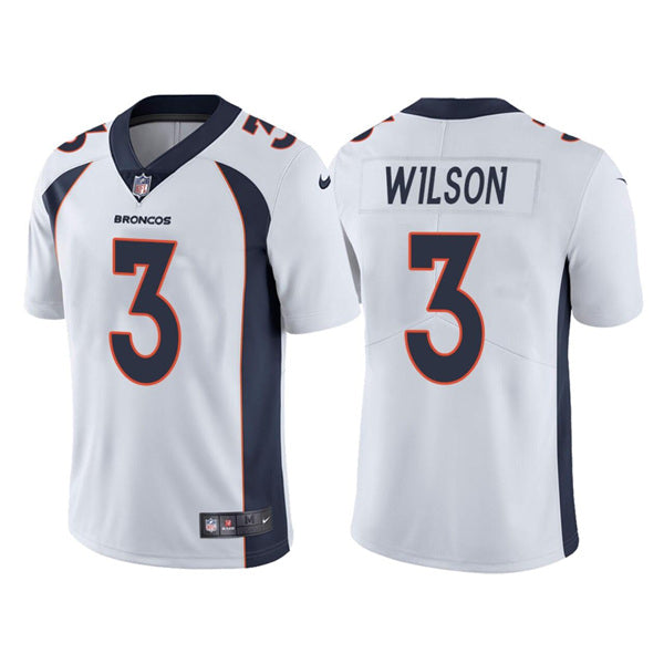 Russell Wilson Denver Broncos white Vapor jersey