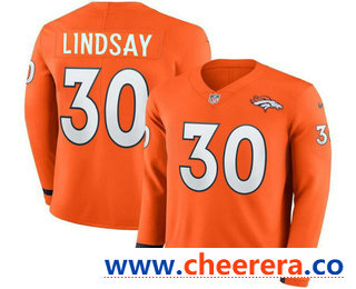 Phillip Lindsay Nike Denver Broncos orange Limited jersey