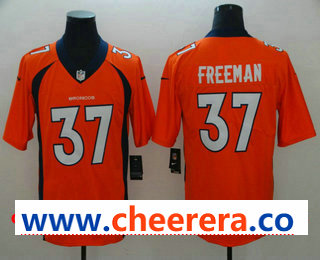 Royce Freeman Denver Broncos orange Vapor jersey