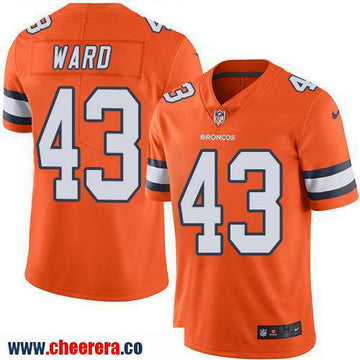 T.J. Ward Denver Broncos orange Color Rush jersey
