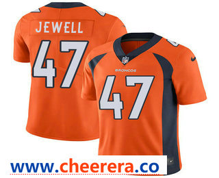 Josey Jewell Denver Broncos orange Vapor jersey