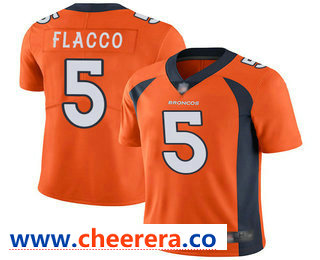 Joe Flacco Denver Broncos orange Vapor jersey