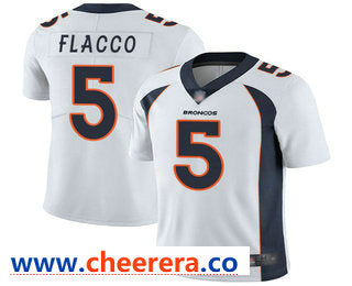 Joe Flacco Denver Broncos white Vapor jersey