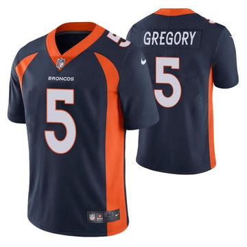 Randy Gregory Denver Broncos navy Vapor jersey