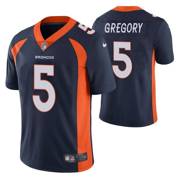 Randy Gregory Denver Broncos navy Vapor jersey