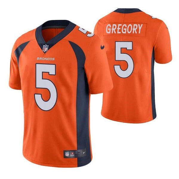 Randy Gregory Denver Broncos orange Vapor jersey